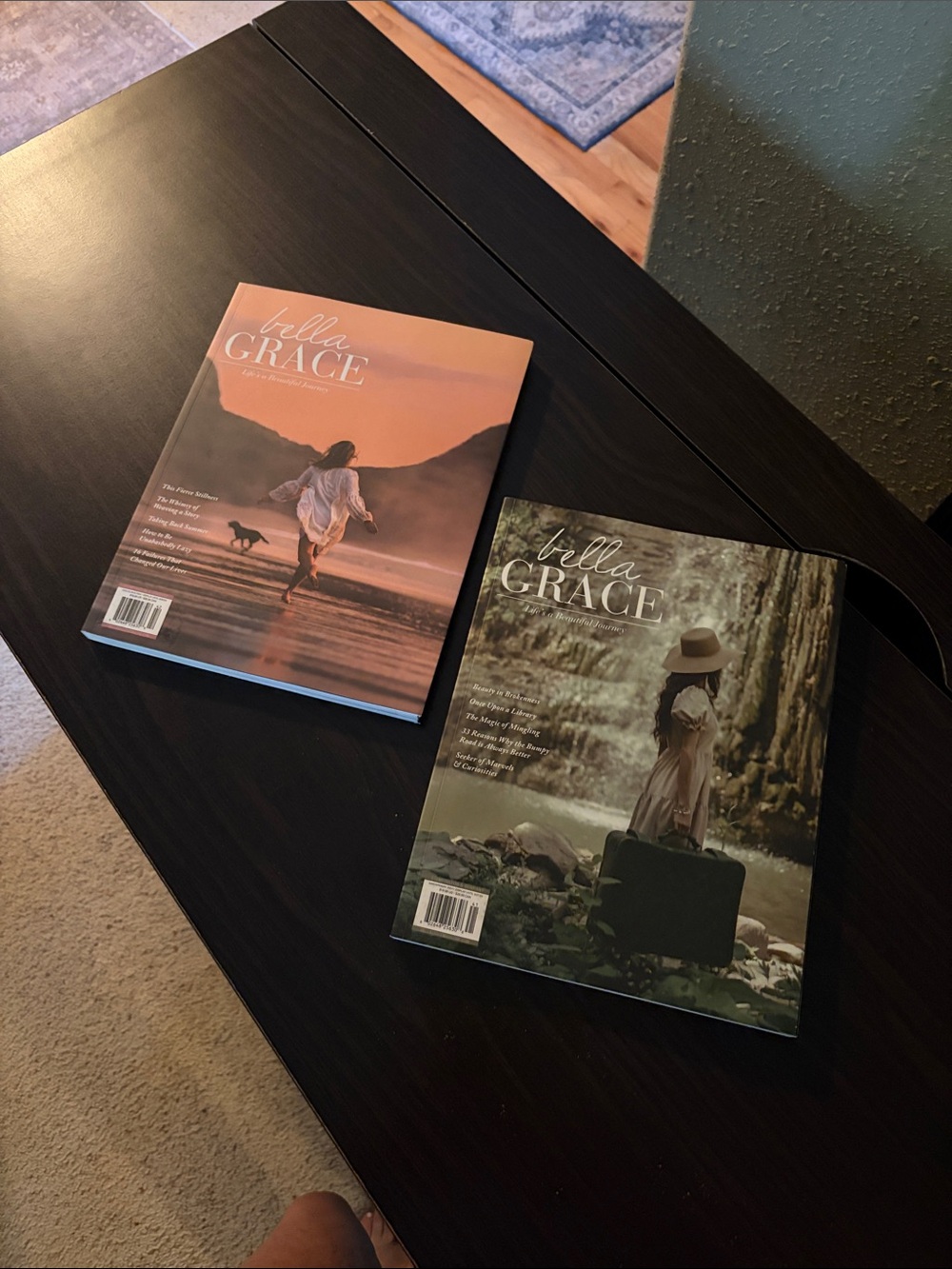 Coffee Table Book Duo — Orange & Olive Covers